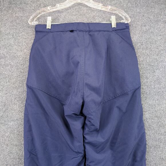 L.L. Bean Snow Pants SZ 12 Blue Nylon Lining Polyester Insulated Logo - Picture 8 of 10